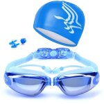 Lunettes de natation insfity - mixte - anti - bue - bleu
