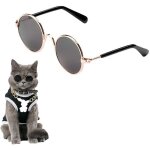 Lunettes de protection chien chatlunettes r�tro pour animaux lunettes de soleil chat chien facile � porter ...