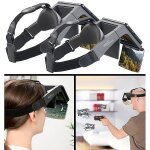 Lunettes de r�alit� augment�e - auvisio - 69� - 2 paires - noir - pour smartphones