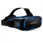 Lunettes de ralit virtuelle noir intelligentes 3d vr casque avec contrleurs et jumelles pour smartphones ...
