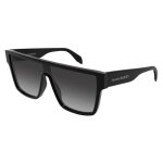 Lunettes de soleil alexander mcqueen am0354s 99 / 1 / 145 black / grey shaded actate homme am0354s
