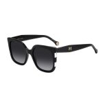 Lunettes de soleil carolina herrera her 0128 / s 54 / 21 / 145 black white / grey shaded ac�tate femme ...