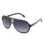 Lunettes de soleil - carrera - 1057s - noir blanc - protection uv 100% - forme aviateur