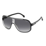 Lunettes de soleil - carrera - carrera 1058 / s - noir blanc / grey - monture carrée - homme Lunettes de soleil - carrera - carrera 1058 / s - noir blanc / grey - monture carrée - homme