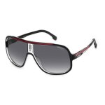 Lunettes de soleil - carrera - carrera 1058 / s - noir rouge / grey - monture carre - protection 3