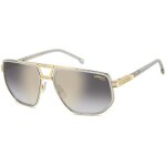 Lunettes de soleil carrera carrera 1072 / s 61 / 17 / 145 grey / grey shaded gold mirrored mtal homme ...