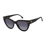 Lunettes de soleil carrera carrera 3017 / s 55 / 19 / 140 black / grey shaded polarized ac�tate femme ...