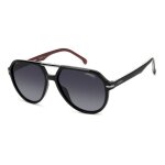 Lunettes de soleil - carrera - carrera 315 / s - aviator - homme - black burgundy - gris