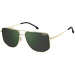 Lunettes de soleil carrera carrera 355 / s 59 / 15 / 145 gold black / green grey m�tal homme carrera ...
