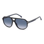 Lunettes de soleil carrera carrera 375 / s 59 / 15 / 145 black / blue shaded ac�tate homme carrera 375 ...