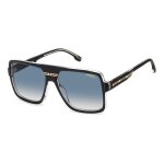 Lunettes de soleil carrera victory c 09 / s 59 / 16 / 145 black crystal / dark blue shaded eco polyamide ...