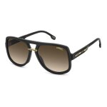 Lunettes de soleil carrera victory c 10 / s 59 / 17 / 145 matte black gold / black brown green eco polyamide ...
