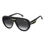 Lunettes de soleil carrera victory c 22 / s 59 / 15 / 145 black / dark grey shaded eco polyamide femme ...