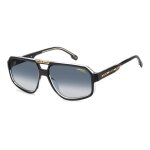 Lunettes de soleil carrera victory c 26 / s 59 / 16 / 145 black crystal / blue shaded eco polyamide homme ...