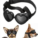Lunettes de soleil pour chiens de petite raceprotection uv en forme de c?ur avec sangle r�glablecoupe ...