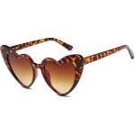 Lunettes de soleil coeur p�che lunettes de soleil forme c?ur lunettes mode protection uv400 femmes lunettes ...