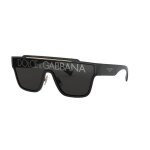 Lunettes de soleil - dolce & gabbana - dg6125 - aviator - noir - gris - chic Lunettes de soleil - dolce & gabbana - dg6125 - aviator - noir - gris - chic