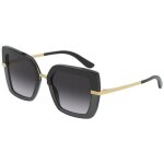 Lunettes de soleil - dolce & gabbana - half print dg 4373 - verres teintés - noir - femme Lunettes de soleil - dolce & gabbana - half print dg 4373 - verres teintés - noir - femme