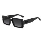 Lunettes de soleil dsquared2 icon 0029 / s 55 / 19 / 145 black / grey shaded cellulose propionate homme ...