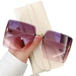 Lunettes de soleil - femme - rtro carres - protection uv400 - verres polariss - couleur rose