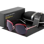 Marque lunettes de soleil femme rtro la mode lumire polarise protection uv lunettes de soleil