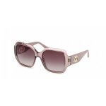 Lunettes de soleil guess gu00283 57 / 19 / 140 shiny beige front injected woman gu00283