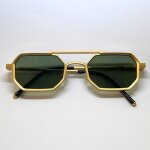 Lunettes de soleil homme metal sport ralph effet miroir luxe mtal police noir