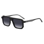 Lunettes de soleil hugo hg 1312 / s 53 / 17 / 145 black / grey shaded plastic homme hg 1312 / s
