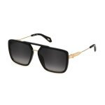 Lunettes de soleil - just cavalli - sjc040 - 0z42 nero lucido totale - 58 / 17 / 145 - tendance homme ...