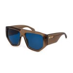 Lunettes de soleil just cavalli sjc097 58 / 17 / 140 0805 marron chiaro trasparente lucido acetato unisex ...