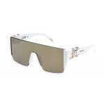 Lunettes de soleil just cavalli sjc112 99 / 0 / 140 bianco neve lucido acetato unisex sjc112