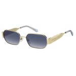 Lunettes de soleil marc jacobs marc 890 / s 56 / 17 / 145 gold blue / dark blue shaded m�tal femme marc ...