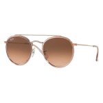 Lunettes de soleil - ray - ban - rb 3647n 9069a5 - ovale - marron - rose