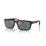 Lunettes de soleil scuderia ferrari fz 6003u 59 / 18 / 145 matte black / dark gray inject� homme fz 6003u ...
