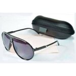 Lunettes de soleil style carrera blanche