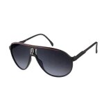 Lunettes de soleil style carrera noir et rouge