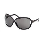 Lunettes de soleil tom ford ft1068 shiny black (01a) - noir - classique - adulte - gris