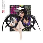 Lunettes de sorcière avec nez - accessoire de déguisement - adulte femme - noir blanc - halloween Lunettes de sorcière avec nez - accessoire de déguisement - adulte femme - noir blanc - halloween