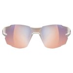 Lunettes de sport - julbo - aerolite - blanc / bleu - rectangulaires - protection 3