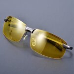 Lunette vision nocturne nuit verre jaune anti blouissement amliore la conduite de jour comme de nuit ...