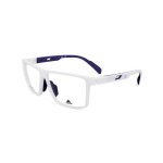 Lunettes de vue adidas sport sp5007 60 / 13 / 140 021 white injected man asp frame sp5007 021 60 13 140 ...