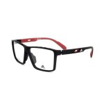 Lunettes de vue adidas sport sp5007 f 60 / 13 / 140 black injected man asp frame sp5007 f 005 60 13 140 ...