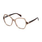 Lunettes de vue blumarine vbm856s 55 / 17 / 135 0xaq beige glittery lucido acetato woman beige glittery ...