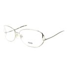 Lunettes de vue fendi f902 - 28 argent - blanc