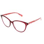 Lunettes de vue furla vfu199 53 / 17 / 140 lampone trasparente lucido plastic woman fur frame vfu199 ...