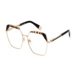 Lunettes de vue furla vfu674v 55 / 15 / 135 300y oro rose lucido metallo woman oro rose lucido vis 55 ...