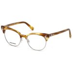 Lunettes de vue - dsquared - dq5207 - monture marron - femme - adulte Lunettes de vue - dsquared - dq5207 - monture marron - femme - adulte