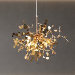Suspension led firework chandelier pour lot de cuisine lampe suspendue pour salle  manger