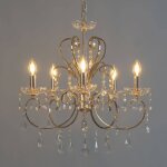 Lustre cristal or rose - pavia