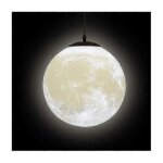 Lustre lune 3d plafonnier plan�taire led th�me lunaire pour restaurant / bar maison / chambre enfant. ...